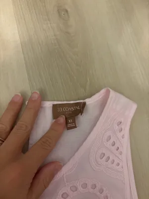 Seashell eyelit blouse  thumbnail 2