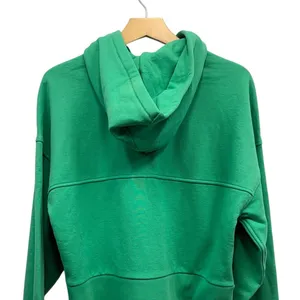 Everlane The Track Organic Cotton Hoodie in Bright Jade size XS NWT thumbnail 5