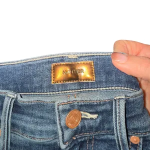 MOTHER The Insider‎ Crop Step Chew Dancing on Coals Flare Jeans Womans 25 thumbnail 3