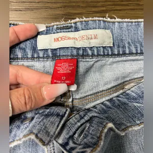 Mossimo micro-mini jean skirt. Gently used. Size 13. thumbnail 2
