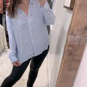 Time and Tru blue striped shirt size XLarge thumbnail 3