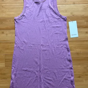 Lululemon Classic Fit Cotton Blend Dress Size 4 Velvet Dust SOLD OUT ONLINE thumbnail 4