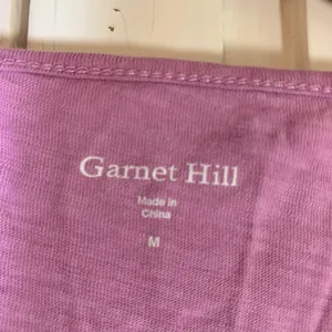 Garnet Hill Womens Purple Slub Cotton Peplum Sleeveless Tank Top Medium FLAW thumbnail 2