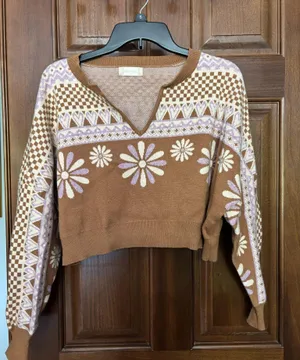 Altar'd State Sweater Cropped thumbnail 1