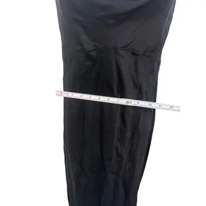 Black Cocktail Dress With Adjustable Straps & Cowl Neck Anthropologie Womens Siz thumbnail 7