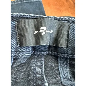 7 For All Mankind Dark Wash Blue Denim Slim Fit 29 NWOT Premium Denim Mid Rise thumbnail 8