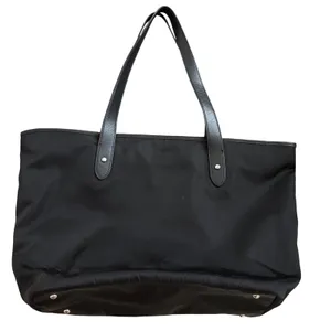 Lauren Ralph Lauren Keaton medium‎ tote bag in black nylon leather thumbnail 1