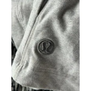 Lululemon Savasana Wrap sweatshirt jacket Large grey pencil sketch thumbnail 8