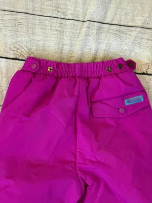 Vintage Columbia Sz Small Pink Skiing Snowboarding Snow Winter Pants Womens GOOD thumbnail 15