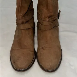 1937 Footwear Brown Over the Knee Suede Boots with Timeless Style thumbnail 3