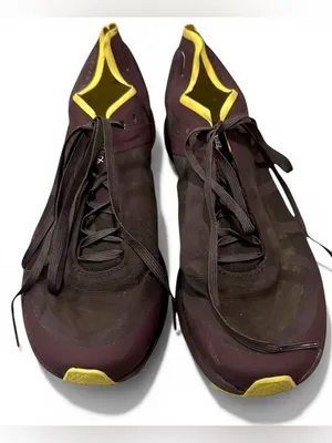 Arc'teryx Norvan SL Women's 10 Trail Running‎ Shoes Vibram Megagrip Black Yellow thumbnail 1