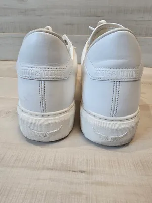 {41/11} Zadig & Voltaire Women's LA Flash Platform Sneakers White thumbnail 10