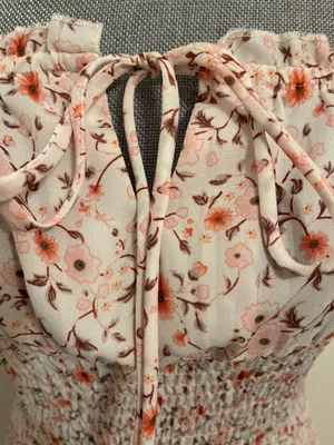 Kirra Smocked Floral Spaghetti Straps Mini Dress thumbnail 3