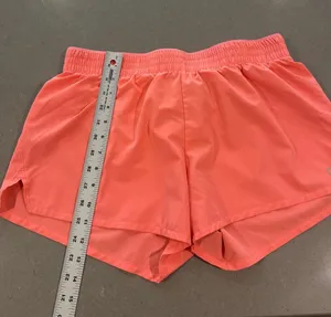 GAP Athletic Shorts Women's Running Workout‎ Neon Orange Gym Activewear medium thumbnail 1