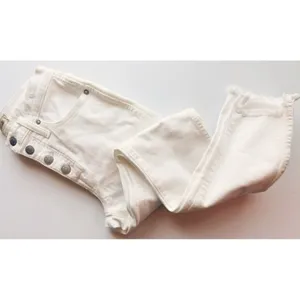 Madewell • 10" High-Rise Skinny Jeans in Pure White: Step-Hem Edition thumbnail 22