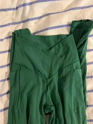 American Eagle Aerie OFFLINE crossover green leggings thumbnail 4