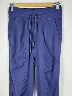 Lululemon Dance Studio Jogger Size 4 Navy Indigo Blue Pinstripe LW5BPJS thumbnail 5