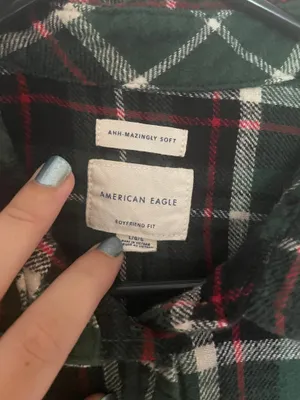 American Eagle Flannel Boyfriend thumbnail 3