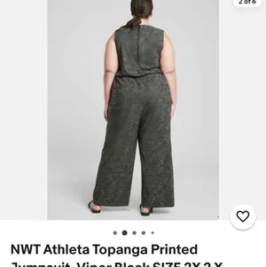 Athleta Women's Gray Jumpsuit Size 3 XL Tapanga Printed Very Lightweight thumbnail 6