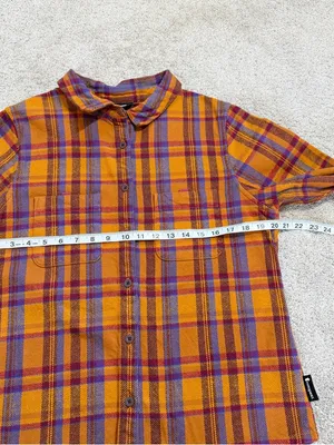 Cotopxi Women’s Mero Organic Cotton Flannel Shirt Longsleeve in Plaid M thumbnail 12