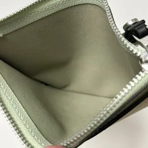 Timbuk2 Wristlet Pouch Leather Sage Green Small Zippered Card Holder thumbnail 5