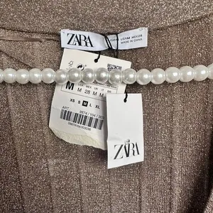 NWT ZARA Metallic Thread Knit Cardigan Sz Medium‎ Bloggers Favorite 9974/104/303 thumbnail 11