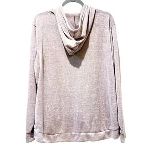 Weatherproof Vintage Hoodie Grey Purple Excellent‎ Lightweight Knit Women Size L thumbnail 5