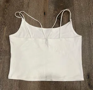 Abercrombie and fitch strappy racerback crop tank top thumbnail 2