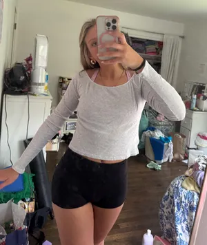 Brandy Melville Long Sleeve Grey thumbnail 1