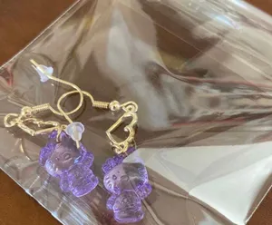 Handmade Earring Hello Kitty Kawaii thumbnail 3