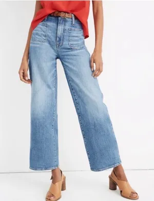 Madewell Medium Wash Jeans thumbnail 1