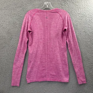 Lululemon Swiftly Long Sleeve Shirt Pink‎ Athletic Athleisure Running Women's 8 thumbnail 2