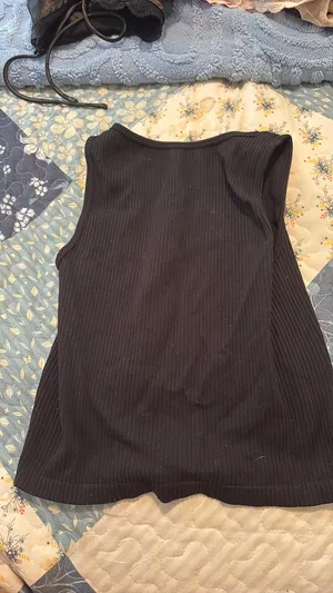 TJ Maxx Square Neck Top Black thumbnail 2