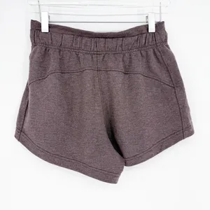 Lululemon Inner Glow Shorts Women's‎ Size 4 Heathered Antique Bark Activewear thumbnail 2