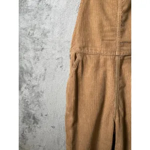 Faherty Brown Corduroy‎ Jumpsuit Overalls Straight Leg Utility Casual Small thumbnail 7