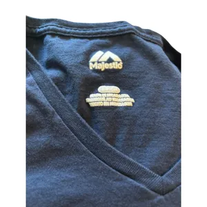 Majestic Navy Blue V-Neck Atlanta Braves Size S Women's thumbnail 4