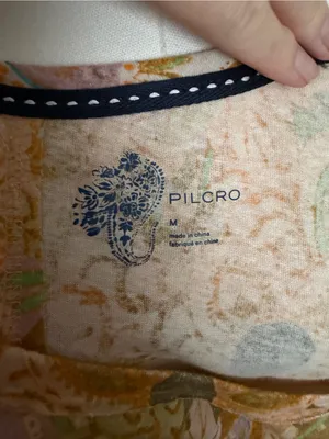 Anthropologie Pilcro Tee Shirt Tunic Floral Oversized Linen Cotton Boho Mustard thumbnail 10