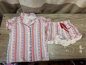 In my jammers Heritage Striped Women's Short Set size xs NWT thumbnail 3