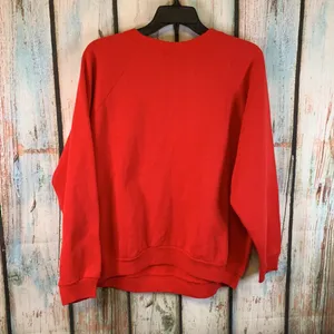 Vintage Hanes God Keeps His Promises Noah’s Ark Red Sweatshirt Sz L thumbnail 5