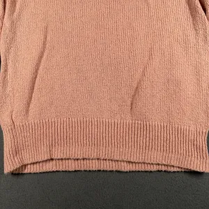 Old Navy Sweater Womens Small Pink Tunic Length‎ V Neck Long Sleeve 100% Cotton thumbnail 11