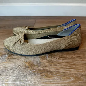 Rothy's Shimmer Goldstone Ballet Comfy Flats, Size 5 thumbnail 2