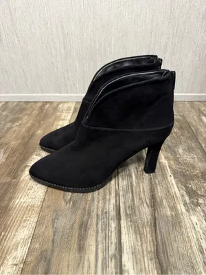 Black High Heel Ankle Bootie Size 9 thumbnail 10