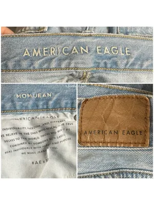 American Eagle Ripped Distressed Knee Holes Mom Jeans 8 thumbnail 6