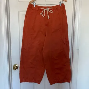 We The Free Yuki Barrel Orange Jeans Size L thumbnail 2