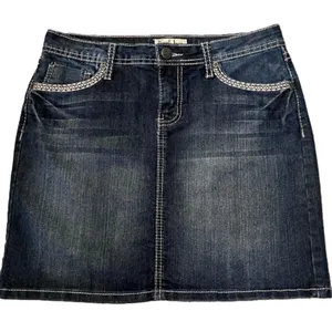 EARL JEAN Vintage Women’s Blue Denim Mini Skirt thumbnail 1