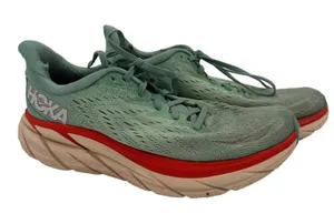 Hoka One Women's Clifton Mint Aqua Running Shoes Sneakers Size 8 thumbnail 1