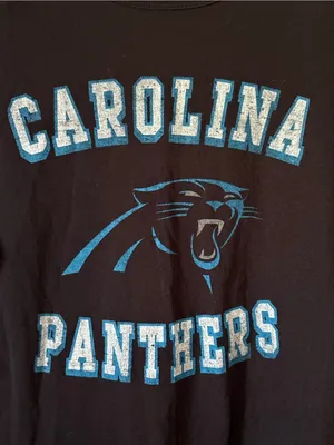 Carolina Panthers Black Short Sleeve Tee thumbnail 2