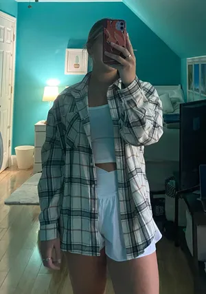 Light Weight Flannel Tan Size M thumbnail 1
