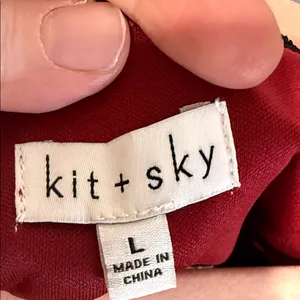 Kit‎ + Sky Red Satin Puff Sleeve Mini Dress Size Small Juniors NWT Whimsigoth thumbnail 9