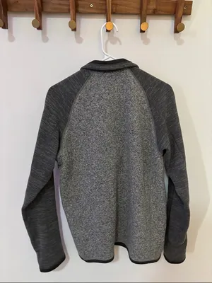 Patagonia unisex Heather Gray Half-Zip Fleece Pullover thumbnail 4